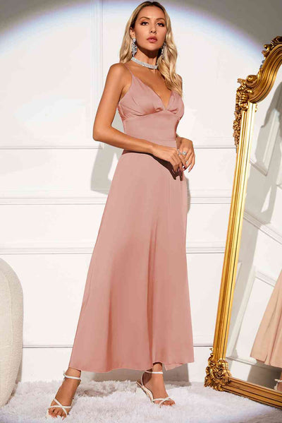 BEAUTIFUL I AM Spaghetti Strap Maxi Dress