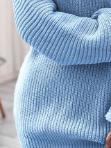 BEAUTIFUL I AM Rib-Knit Mini Sweater Dress