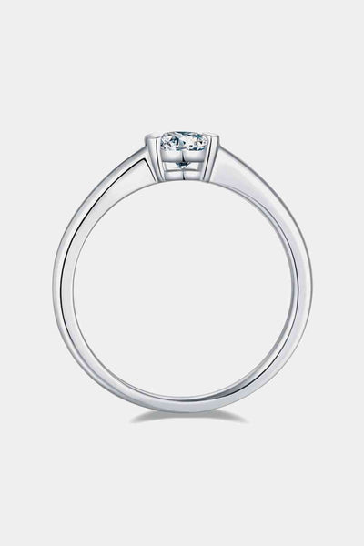 BEAUTIFUL I AM Moissanite 925 Sterling Silver Jewelry Solitaire Ring