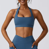 BEAUTIFUL I AM Halter Neck Sports Bra