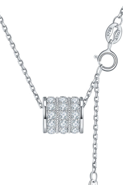 BEAUTIFUL I AM Moissanite Jewelry 925 Sterling Silver Necklace