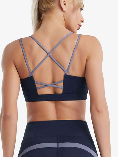 BEAUTIFUL I AM Crisscross Sports Bra