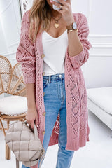 BEAUTIFUL I AM V-Neck Long Sleeve Cardigan