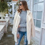 BEAUTIFUL I AM Collared Neck Long Sleeve Winter Jacket Coat