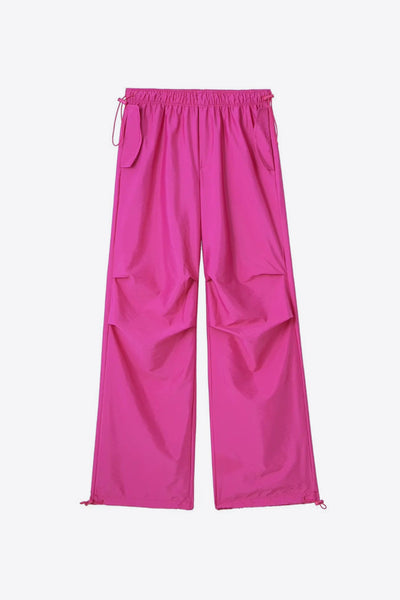 BEAUTIFUL I AM Drawstring Waist Pants with Pockets