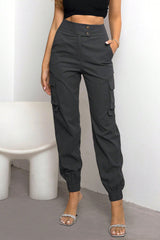 BEAUTIFUL I AM High Waist Cargo Pants