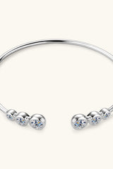 BEAUTIIFUL I AM 1.8 Carat Moissanite Jewelry 925 Sterling Silver Bracelet