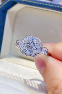 BEAUTIFUL I AM 3 Carat Moissanite Jewelry 925 Sterling Silver Ring