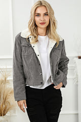 BEAUTIFUL I AM Snap Down Collared Jacket