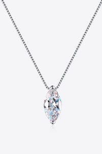 BEAUTIFUL I AM 1 Carat Moissanite Jewelry 925 Sterling Silver Necklace