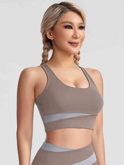 BEAUTIFUL I AM Racerback Sports Bra