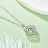 BEAUTIFUL I AM Moissanite Jewelry 925 Sterling Silver Necklace