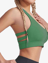 BEAUTIFUL I AM Cutout Sports Bra