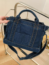 BEAUTIFUL I AM Denim Shoulder Bag