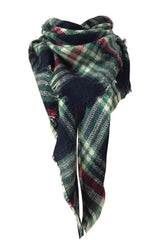 BEAUTIFUL I AM Plaid Imitation Cashmere Scarf