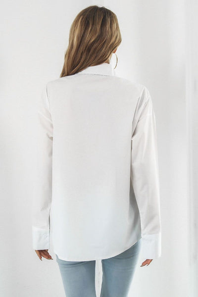 BEAUTIFUL I AM Dropped Shoulder Longline Shirt