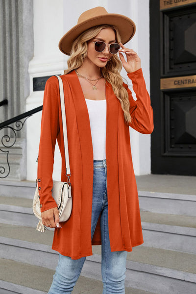 BEAUTIFUL I AM Long Sleeve Open Front Cardigan