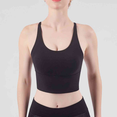 BEAUTIFUL I AM Crisscross Sports Bra