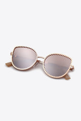 BEAUTIFUL I AM Full Rim Metal Frame Sunglasses