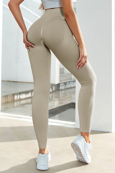 BEAUTIFUL I AM Wide Waistband Sports Active Wear Leggings