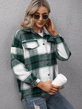 BEAUTIFUL I AM Plaid Long Sleeve Shirt