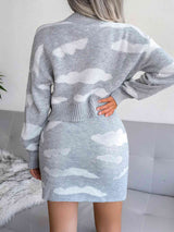 BEAUTIFUL I AM Cloud Sweater and Knit Skirt Dress Set