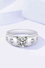 BEAUTIFUL I AM 1 Carat Moissanite Jewelry 925 Sterling Silver Ring