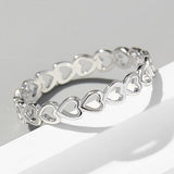 BEAUTIFUL I AM Heart Shape 925 Sterling Silver Jewelry Ring