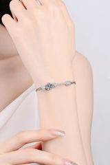 BEAUTIFUL I AM 2 Carat Moissanite Jewelry 925 Sterling Silver Bracelet