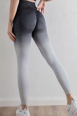 BEAUTIFUL I AM Gradient High Waist Sports Leggings Active Wear