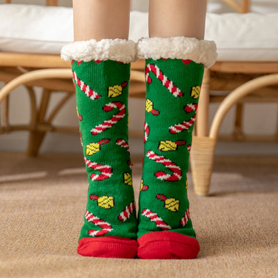 BEAUTIFUL I AM Cozy Christmas Socks