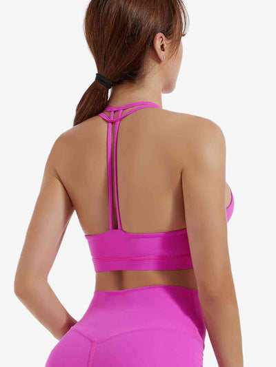 BEAUTIFUL I AM T-Back Sports Bra