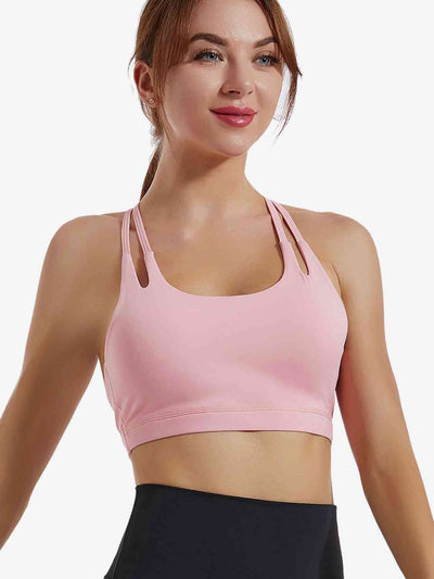 BEAUTIFUL I AM T-Back Sports Bra