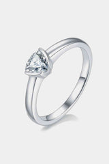 BEAUTIFUL I AM Moissanite 925 Sterling Silver Jewelry Solitaire Ring