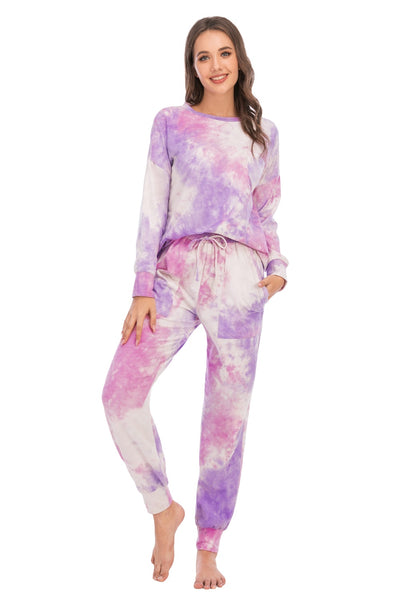 BEAUTIFUL I Am Tie-Dye Top and Pants Lounge Set