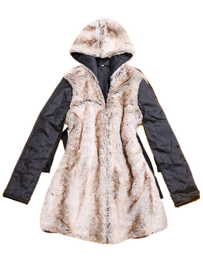 BEAUTIFUL I AM Full Size Hooded Jacket with Detachable Liner (Three-Way Wear)