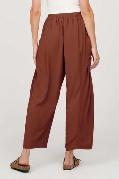 BEAUTIFUL I AM Drawstring Pocketed Wide Leg Pants