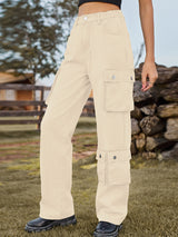 BEAUTIFUL I AM Straight Leg Cargo Jeans