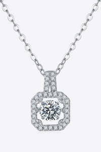 BEAUTIFUL I AM Moissanite Jewelry 925 Sterling Silver Necklace