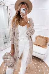 BEAUTIFUL I AM V-Neck Long Sleeve Cardigan