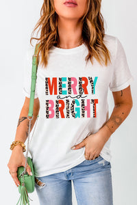 BEAUTIFUL I AM MERRY AND BRIGHT Graphic T-Shirt