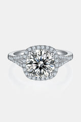 BEAUTIFUL I AM 3 Carat Moissanite Jewelry Halo Ring