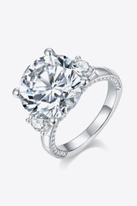 BEAUTIFUL I AM 8.6 Carat Moissanite Jewelry  Platinum-Plated Ring