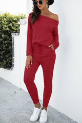 BEAUTIFUL I AM Long Sleeve T-Shirt and Pants Set