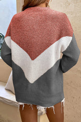 BEAUTIFUL I AM Round Neck Dropped Shoulder Sweater