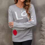 BEAUTIFUL I AM LOVE Round Neck Sweater