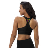 BEAUTIFUL I AM Womens Longline Sports Bra