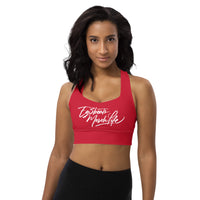 EG3BEATS MERCH LIFE Womens Longline Sports Bra