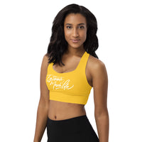 EG3BEATS MERCH LIFE Womens Longline Sports Bra