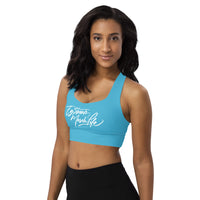 EG3BEATS MERCH LIFE Womens Longline Sports Bra